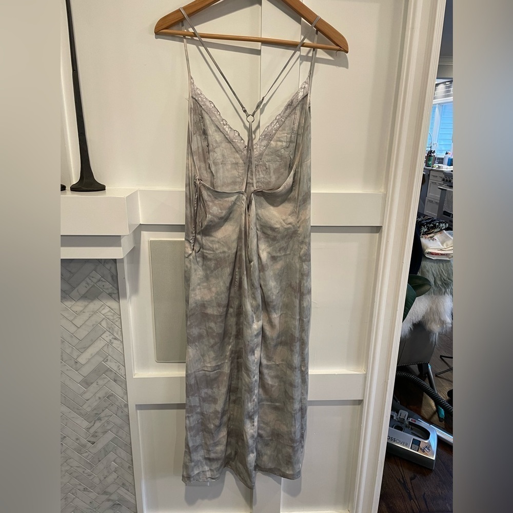 Free People Intimately NWT Chasing Shadows Midi Tie Dye Slip Dress - Picture 6 of 16